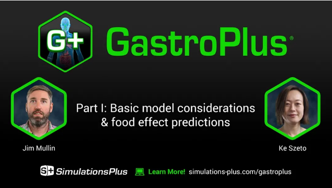 视频 | 采用PBPK模型预测食物效应（英文）