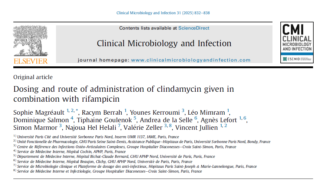 建模文章解读 | 考察与利福平联合用药时克林霉素合适的给药剂量及给药途径